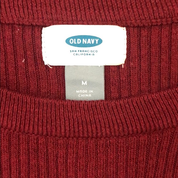 Maroon Sweater with Bell Sleeves - Picture 2 of 3